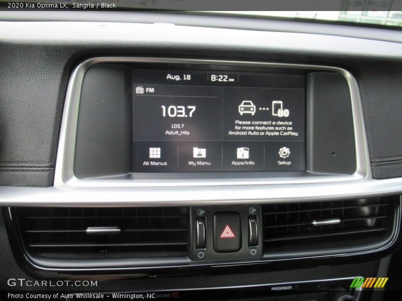 Sangria / Black 2020 Kia Optima LX