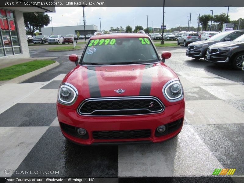 Chili Red / Black Pearl 2020 Mini Countryman Cooper S