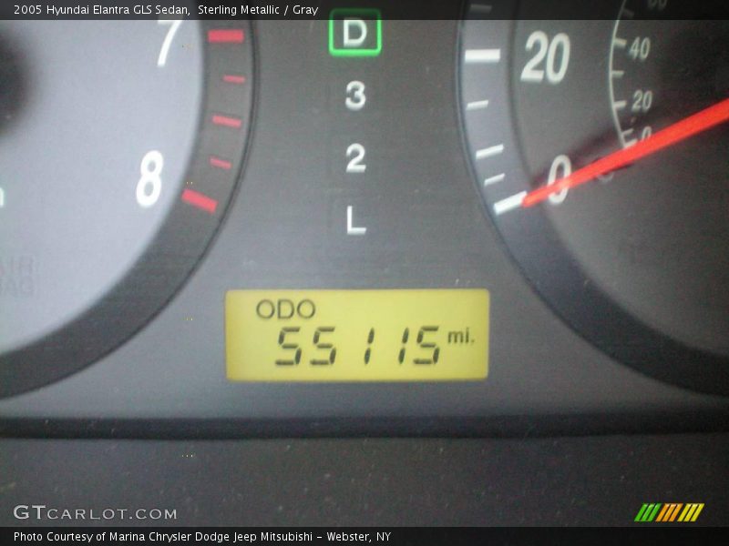 Sterling Metallic / Gray 2005 Hyundai Elantra GLS Sedan