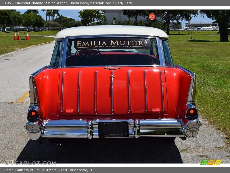 India Ivory/Matador Red / Red/Black 1957 Chevrolet Nomad Station Wagon