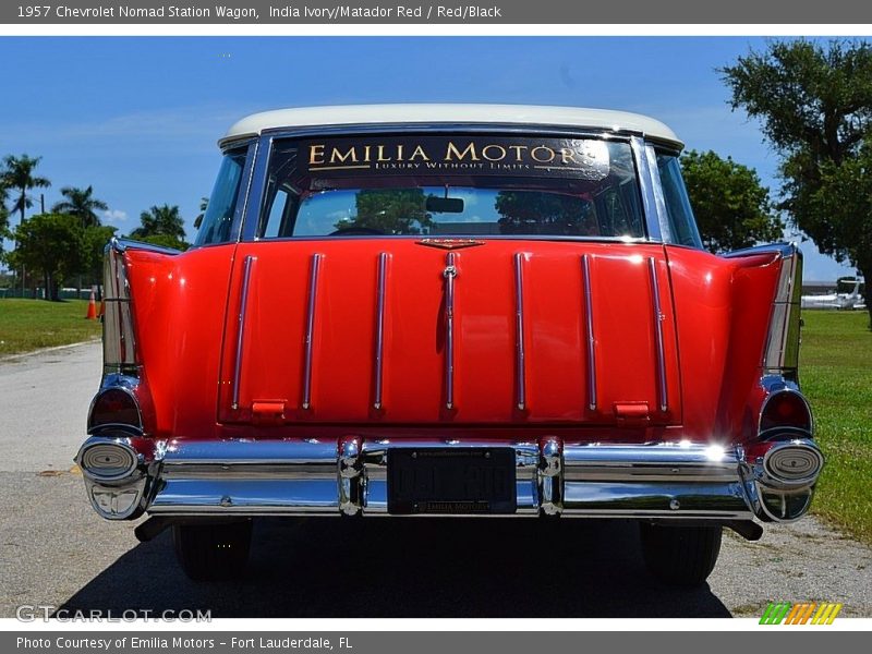 India Ivory/Matador Red / Red/Black 1957 Chevrolet Nomad Station Wagon