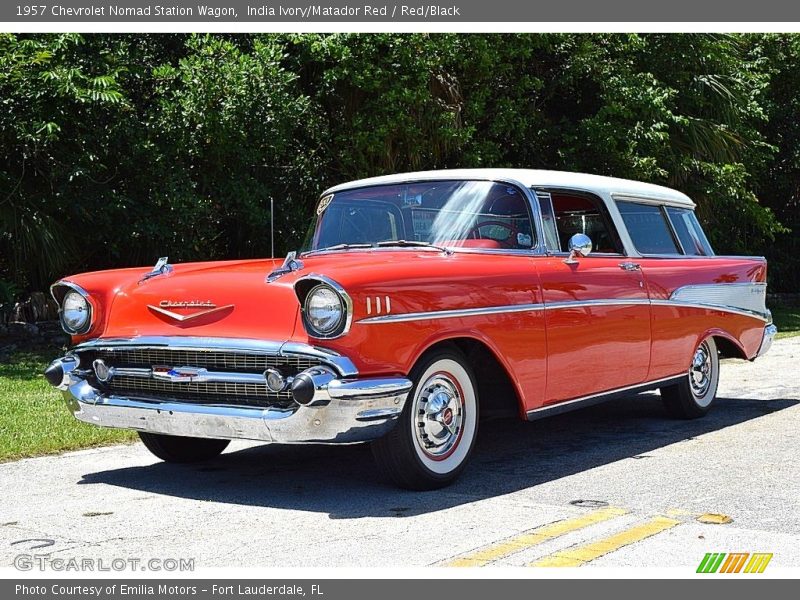 Front 3/4 View of 1957 Nomad Station Wagon