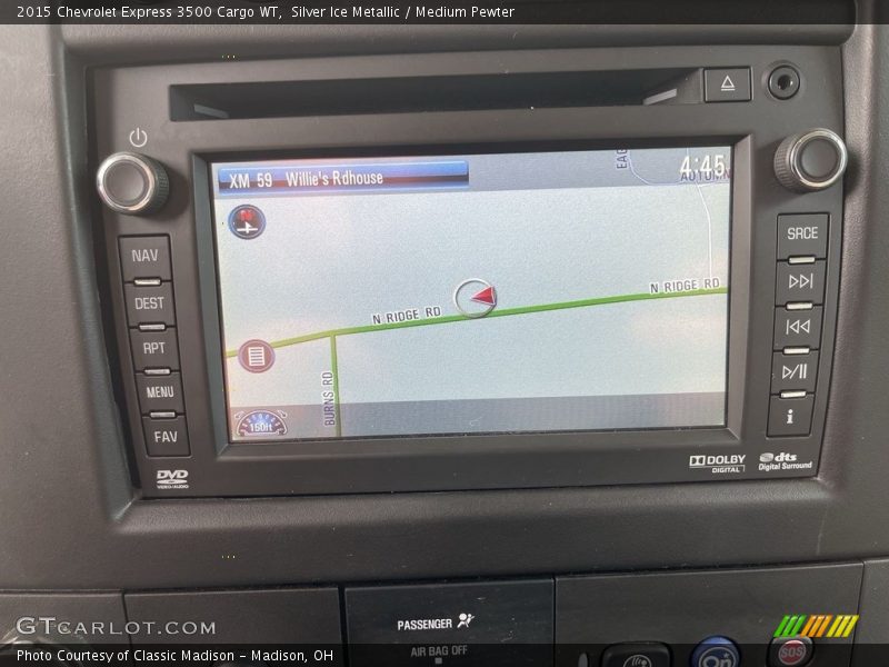 Navigation of 2015 Express 3500 Cargo WT