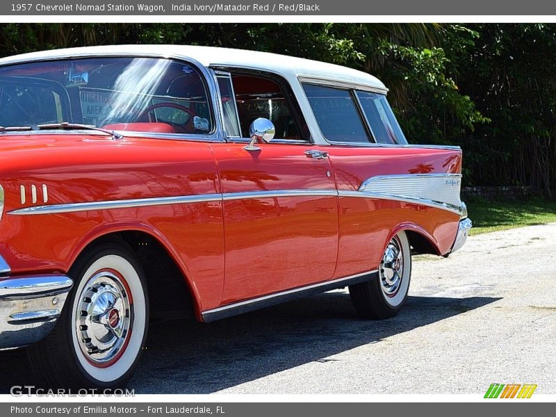 India Ivory/Matador Red / Red/Black 1957 Chevrolet Nomad Station Wagon