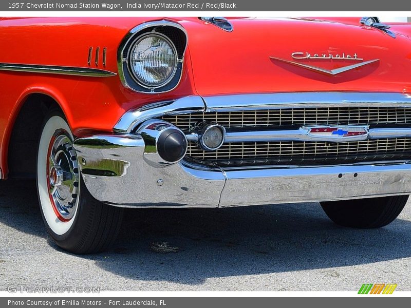 India Ivory/Matador Red / Red/Black 1957 Chevrolet Nomad Station Wagon