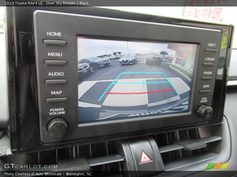 Silver Sky Metallic / Black 2019 Toyota RAV4 LE