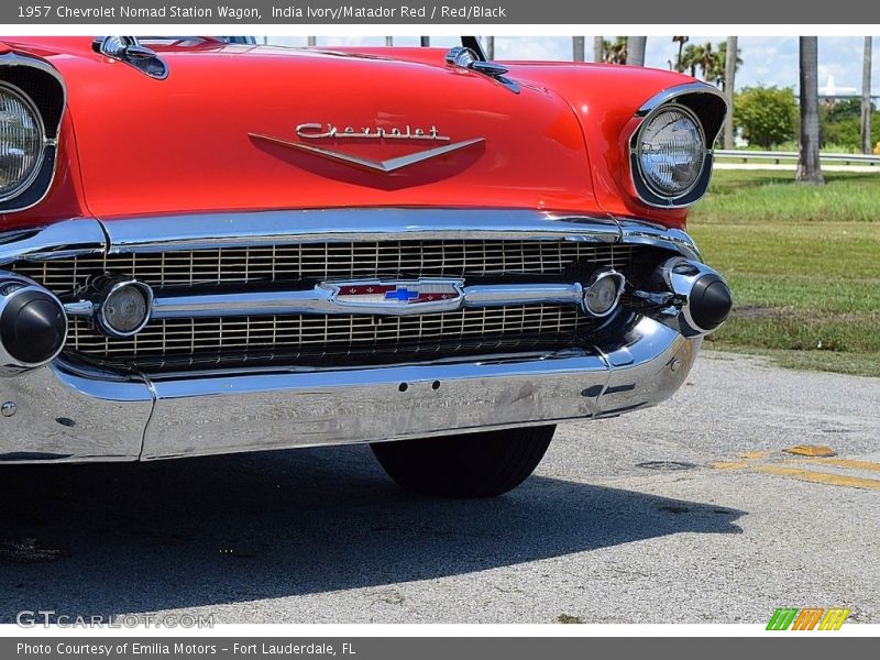 India Ivory/Matador Red / Red/Black 1957 Chevrolet Nomad Station Wagon