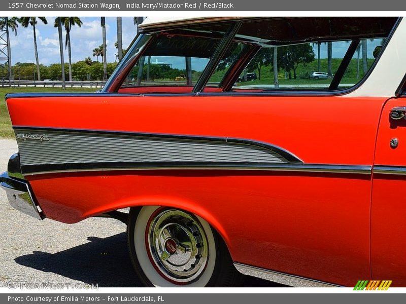 India Ivory/Matador Red / Red/Black 1957 Chevrolet Nomad Station Wagon