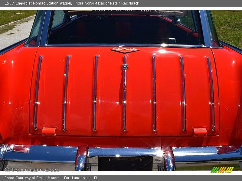 India Ivory/Matador Red / Red/Black 1957 Chevrolet Nomad Station Wagon