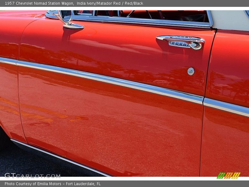 India Ivory/Matador Red / Red/Black 1957 Chevrolet Nomad Station Wagon