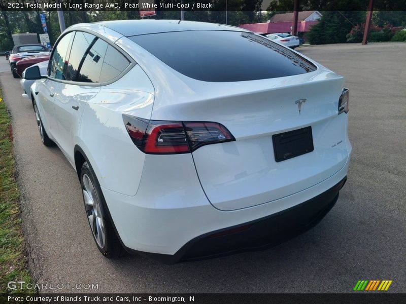 Pearl White Multi-Coat / Black 2021 Tesla Model Y Long Range AWD