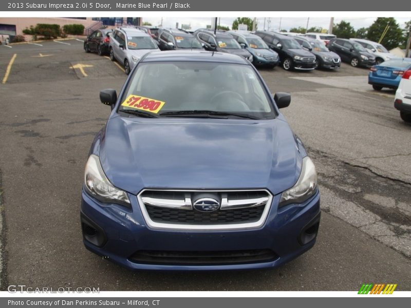 Marine Blue Pearl / Black 2013 Subaru Impreza 2.0i 5 Door