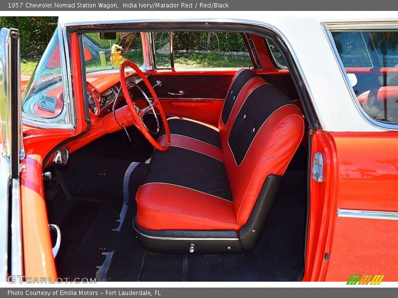 Front Seat of 1957 Nomad Station Wagon