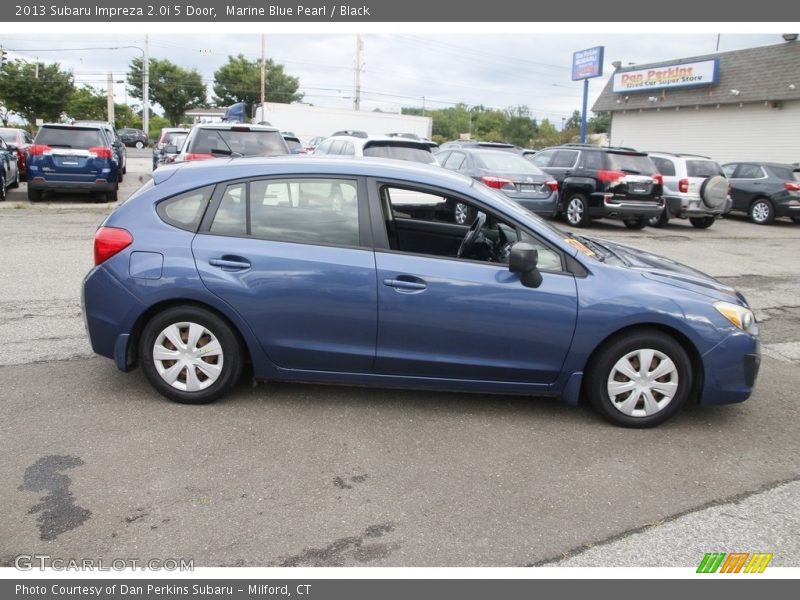 Marine Blue Pearl / Black 2013 Subaru Impreza 2.0i 5 Door
