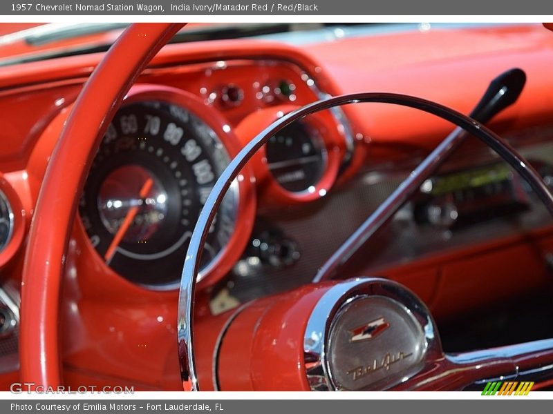 India Ivory/Matador Red / Red/Black 1957 Chevrolet Nomad Station Wagon