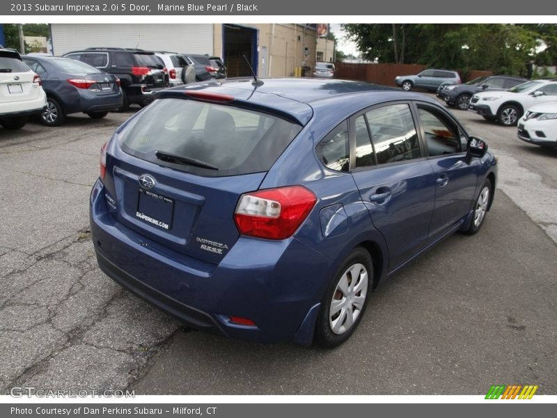 Marine Blue Pearl / Black 2013 Subaru Impreza 2.0i 5 Door