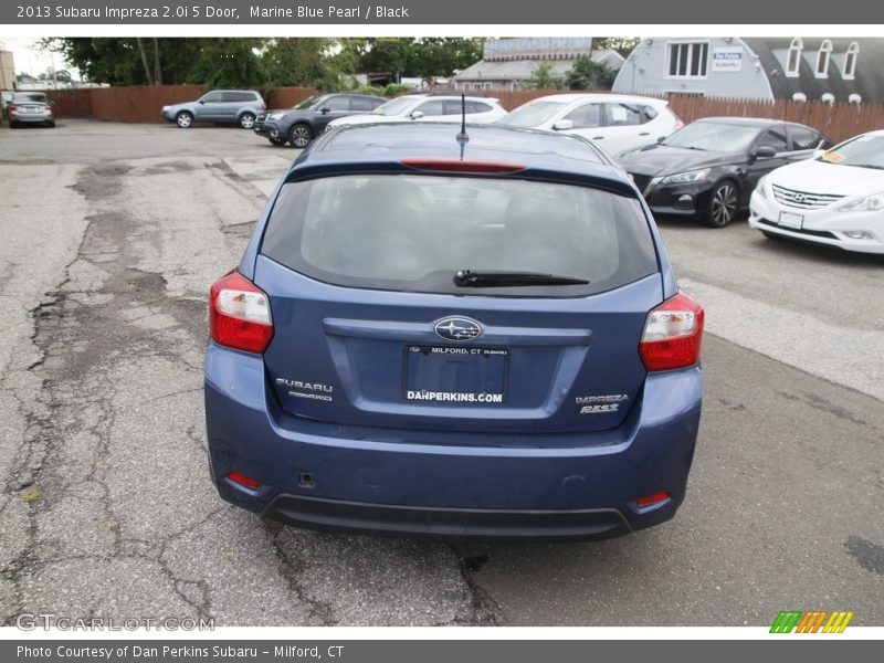 Marine Blue Pearl / Black 2013 Subaru Impreza 2.0i 5 Door