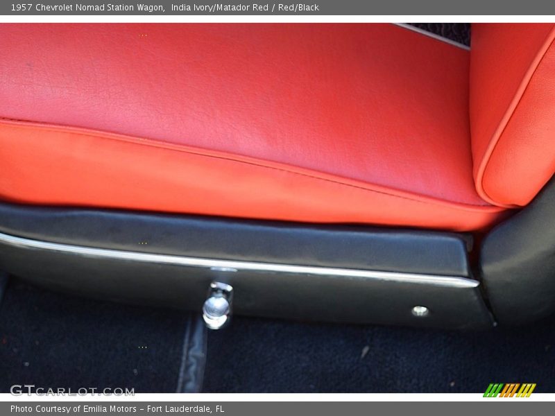India Ivory/Matador Red / Red/Black 1957 Chevrolet Nomad Station Wagon