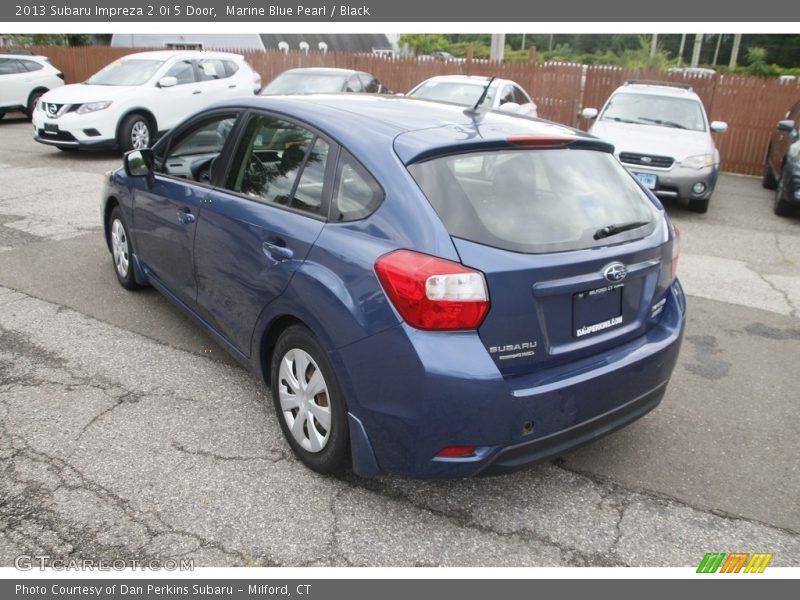 Marine Blue Pearl / Black 2013 Subaru Impreza 2.0i 5 Door