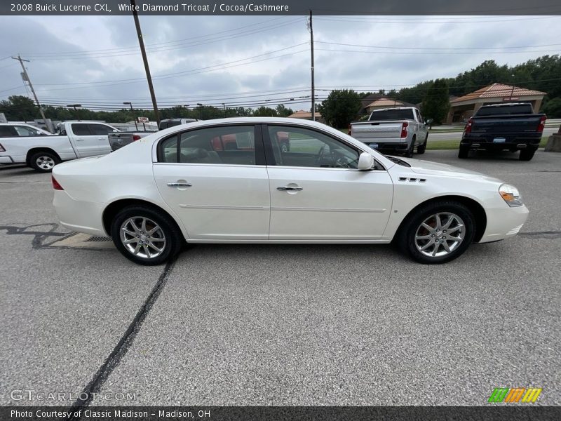 White Diamond Tricoat / Cocoa/Cashmere 2008 Buick Lucerne CXL