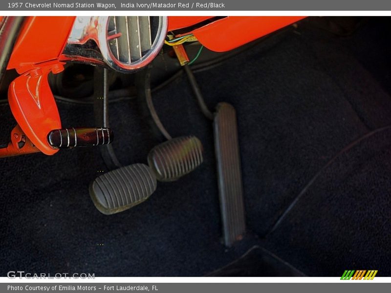 Controls of 1957 Nomad Station Wagon