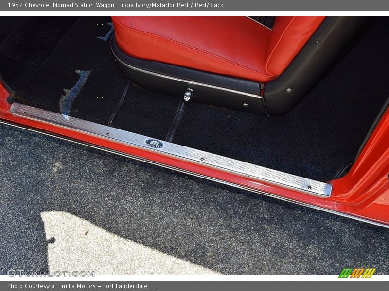 India Ivory/Matador Red / Red/Black 1957 Chevrolet Nomad Station Wagon