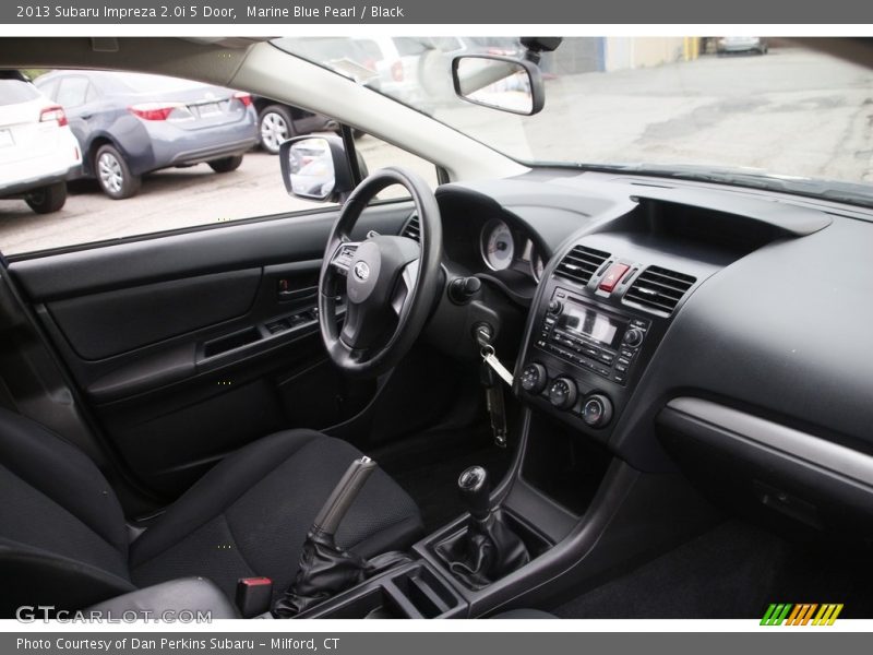 Marine Blue Pearl / Black 2013 Subaru Impreza 2.0i 5 Door