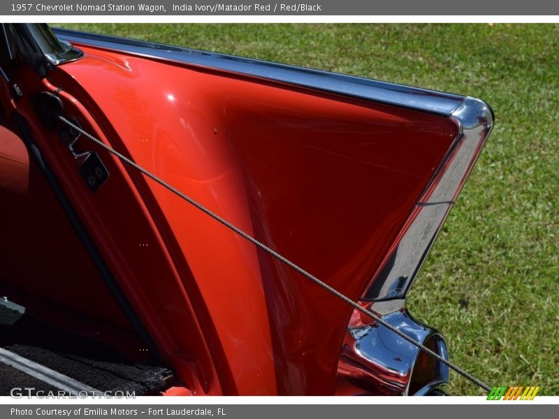 India Ivory/Matador Red / Red/Black 1957 Chevrolet Nomad Station Wagon
