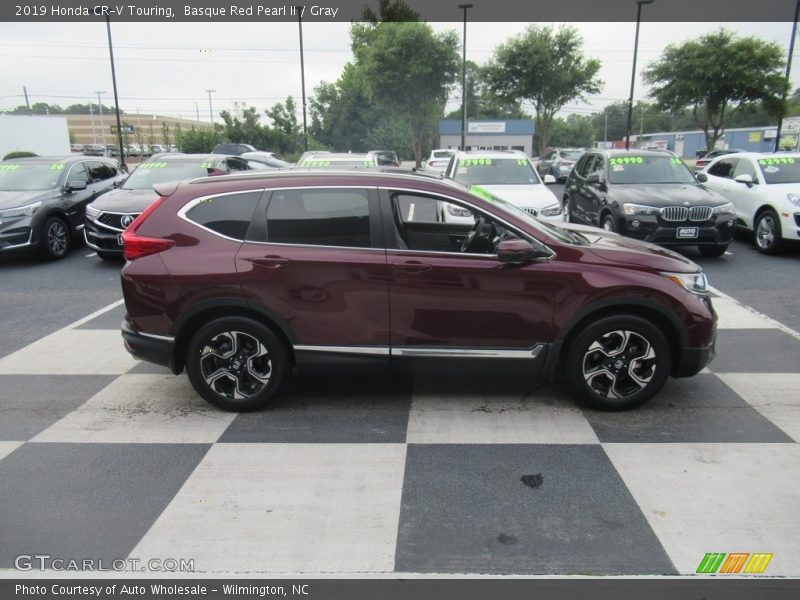 Basque Red Pearl II / Gray 2019 Honda CR-V Touring