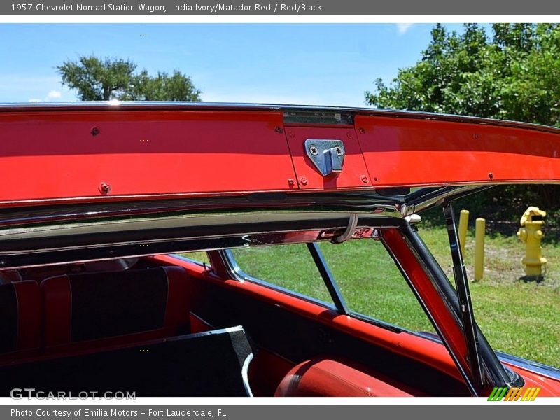 India Ivory/Matador Red / Red/Black 1957 Chevrolet Nomad Station Wagon