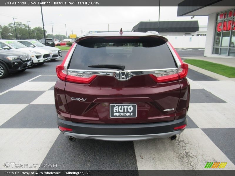 Basque Red Pearl II / Gray 2019 Honda CR-V Touring