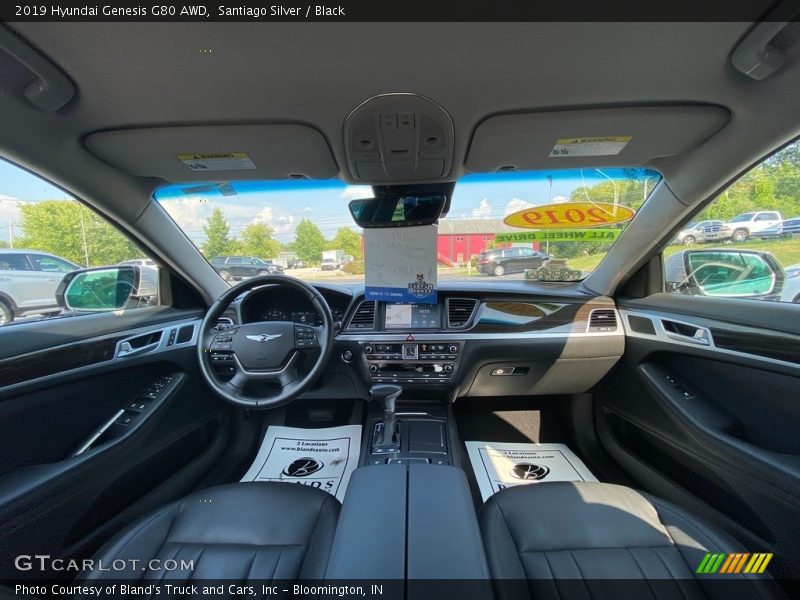 Santiago Silver / Black 2019 Hyundai Genesis G80 AWD