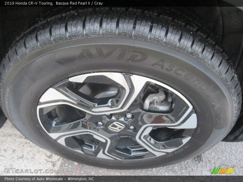 Basque Red Pearl II / Gray 2019 Honda CR-V Touring