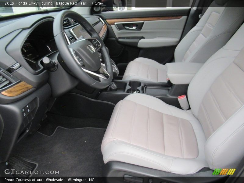 Basque Red Pearl II / Gray 2019 Honda CR-V Touring