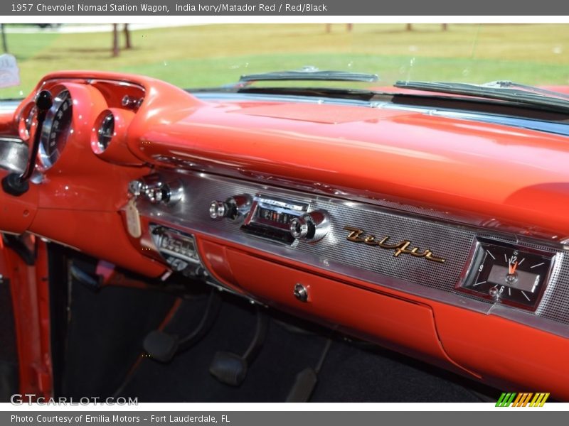 Controls of 1957 Nomad Station Wagon