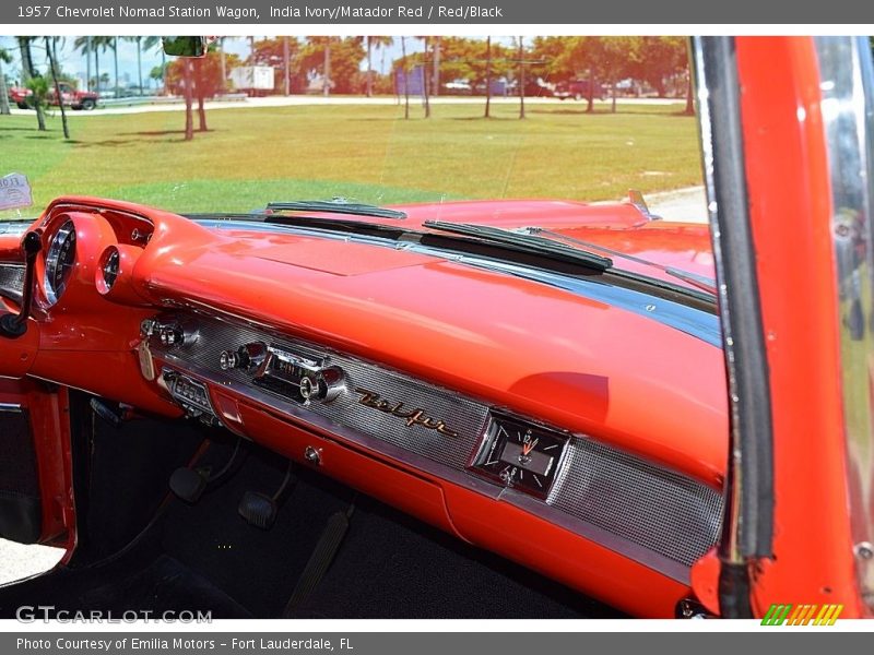 India Ivory/Matador Red / Red/Black 1957 Chevrolet Nomad Station Wagon