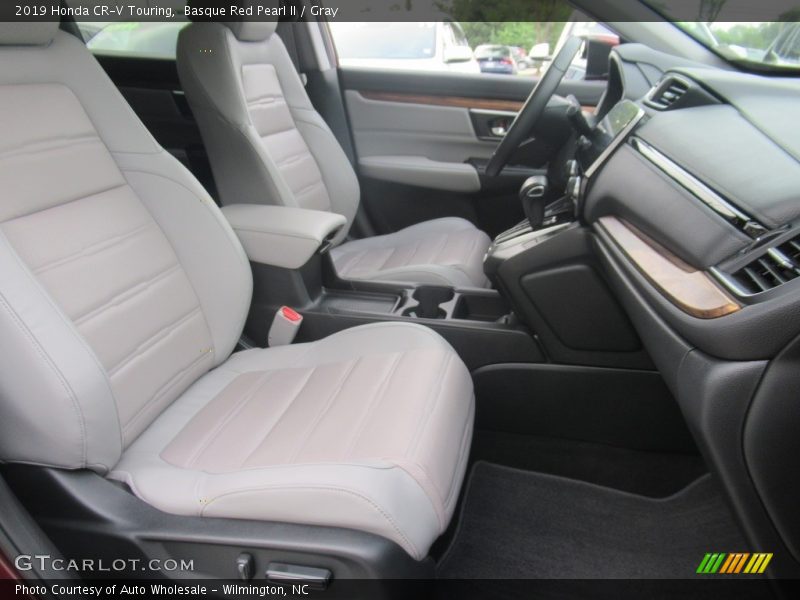 Basque Red Pearl II / Gray 2019 Honda CR-V Touring