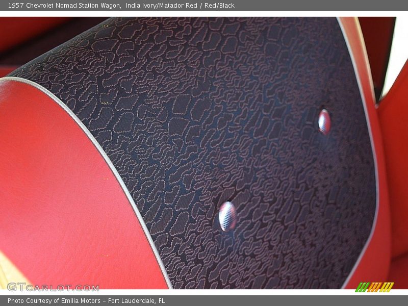 India Ivory/Matador Red / Red/Black 1957 Chevrolet Nomad Station Wagon