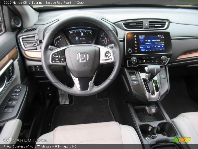 Basque Red Pearl II / Gray 2019 Honda CR-V Touring
