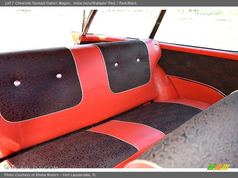 Rear Seat of 1957 Nomad Station Wagon