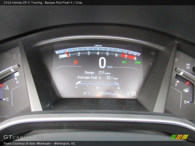Basque Red Pearl II / Gray 2019 Honda CR-V Touring