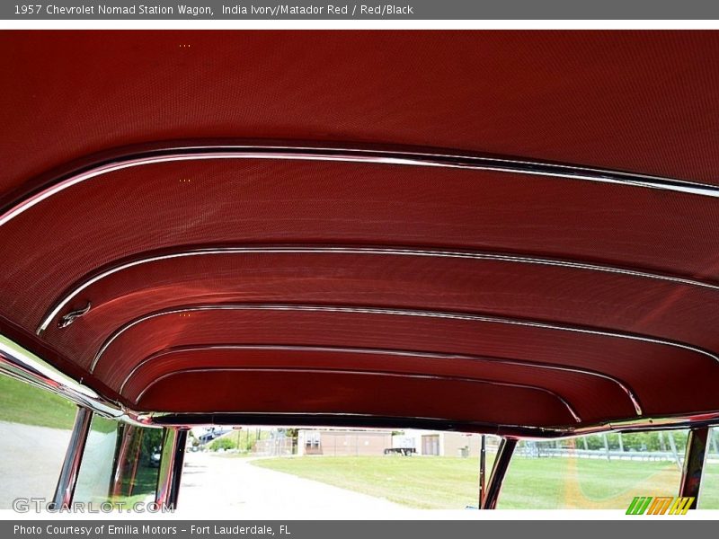 India Ivory/Matador Red / Red/Black 1957 Chevrolet Nomad Station Wagon