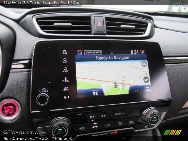 Basque Red Pearl II / Gray 2019 Honda CR-V Touring