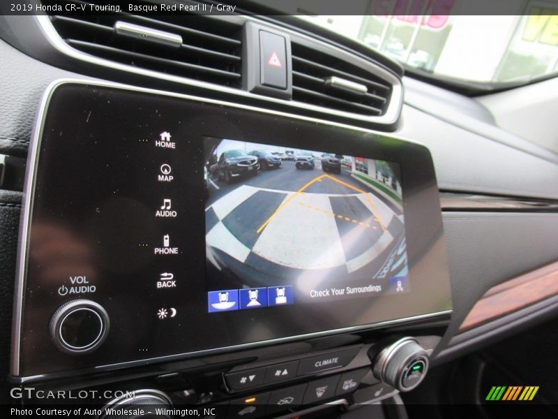Basque Red Pearl II / Gray 2019 Honda CR-V Touring