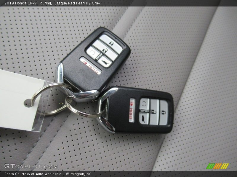 Basque Red Pearl II / Gray 2019 Honda CR-V Touring