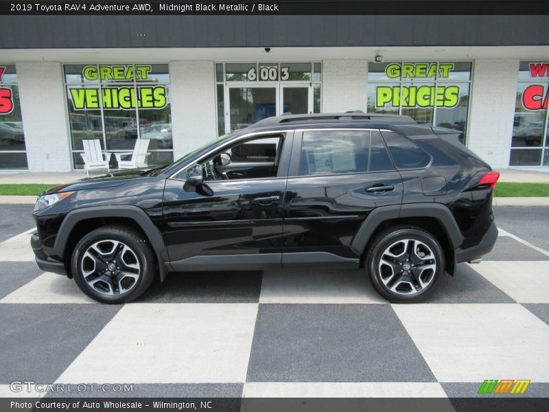 Midnight Black Metallic / Black 2019 Toyota RAV4 Adventure AWD