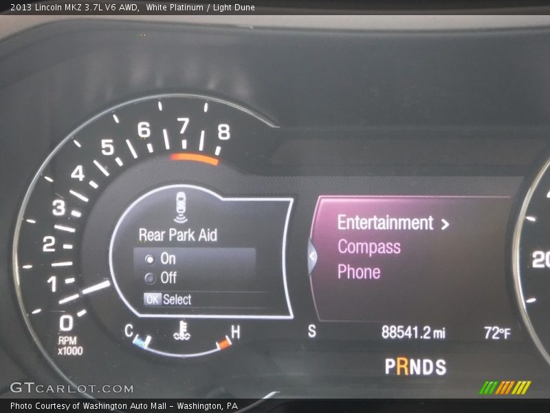 White Platinum / Light Dune 2013 Lincoln MKZ 3.7L V6 AWD