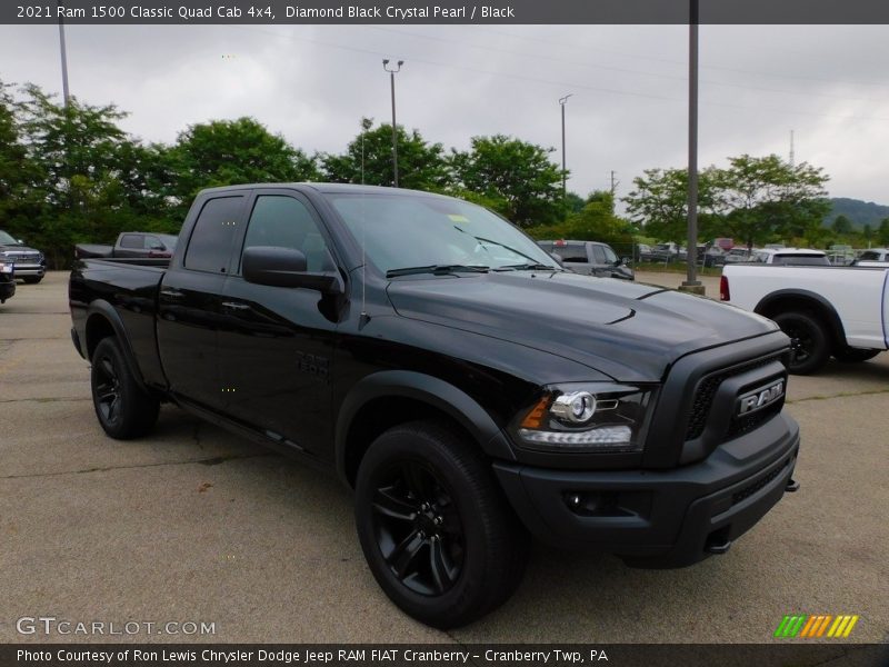 Diamond Black Crystal Pearl / Black 2021 Ram 1500 Classic Quad Cab 4x4