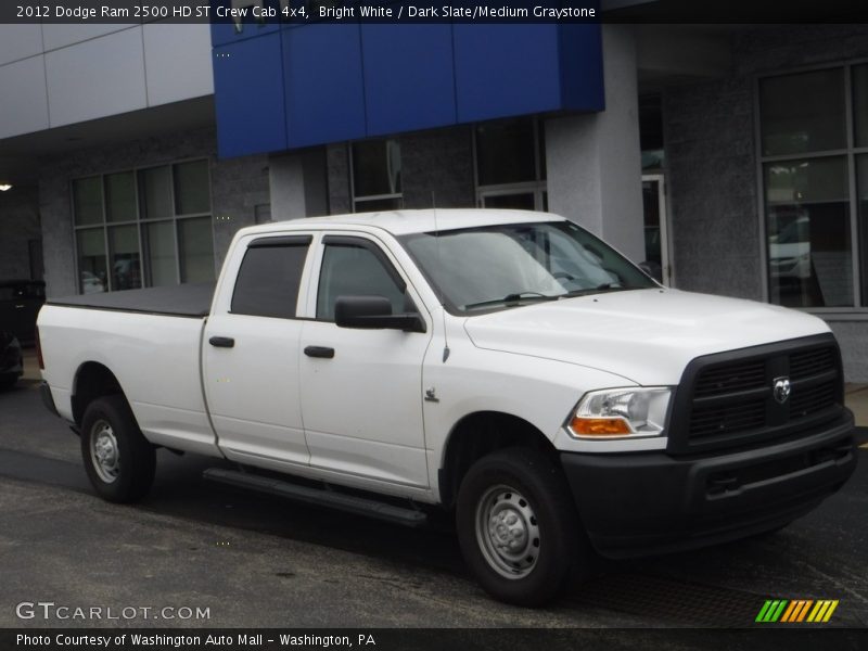 Bright White / Dark Slate/Medium Graystone 2012 Dodge Ram 2500 HD ST Crew Cab 4x4