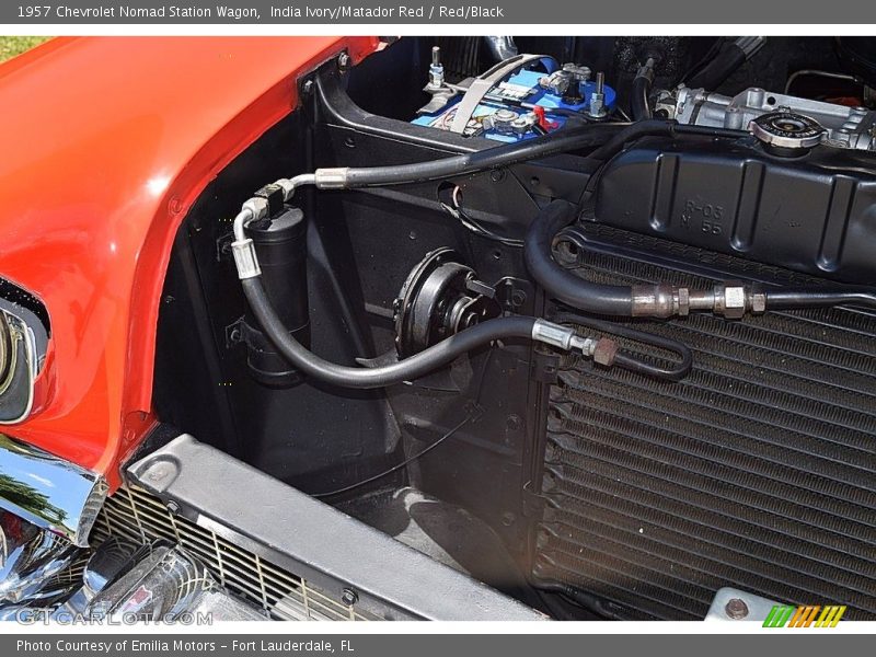 India Ivory/Matador Red / Red/Black 1957 Chevrolet Nomad Station Wagon